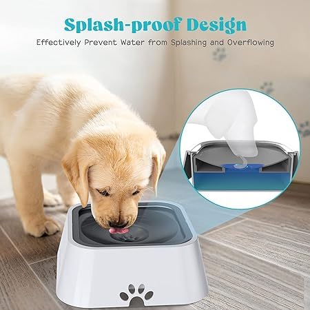Anti-Spill Floating Pet Water Bowl