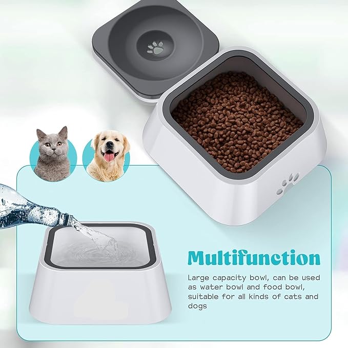 Anti-Spill Floating Pet Water Bowl