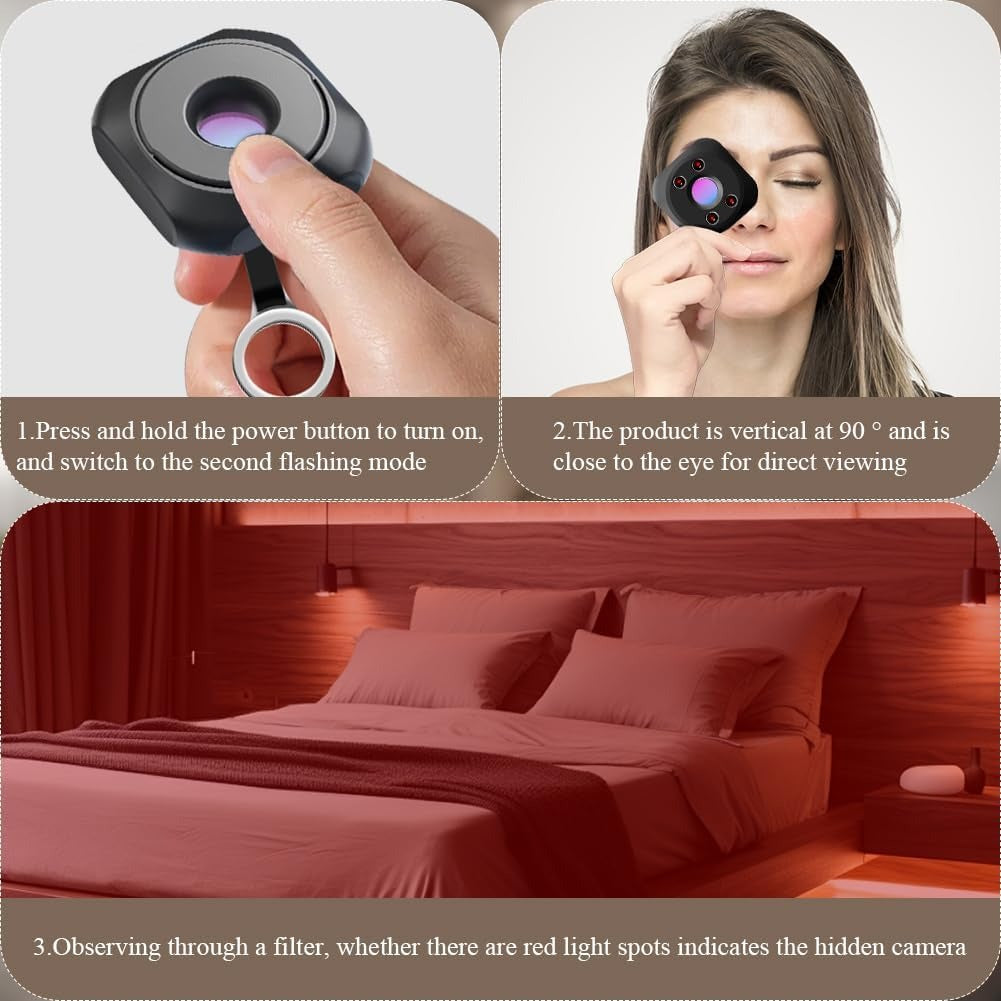 PrivacyGuard Pro – Mini Infrared Camera Detector