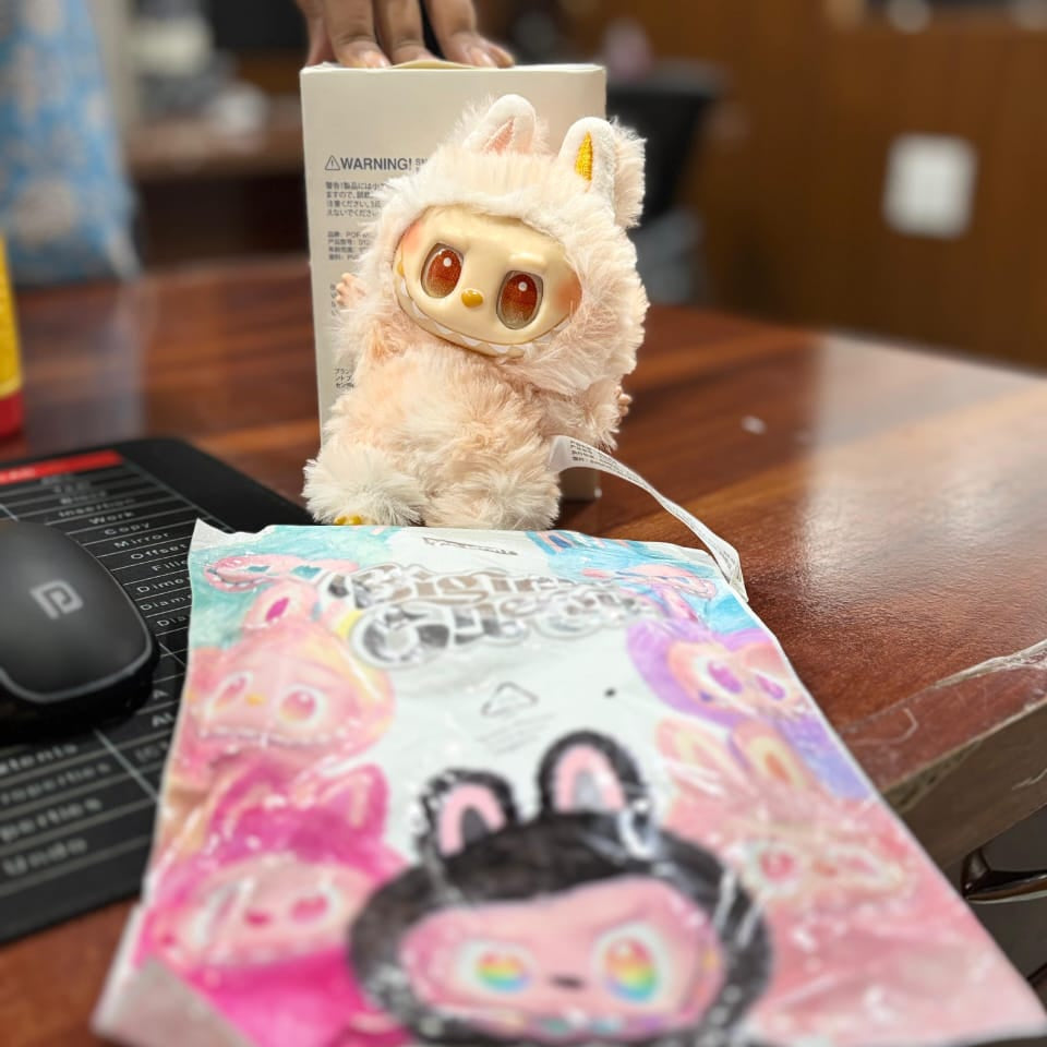 Labubu Premium Plush Doll – Collectible Blind Box Figure (High-Quality, Random Color)